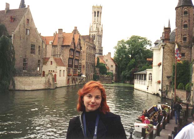 Это я в городе Брюгге во Фландрии,
который называют Северной Венецией.